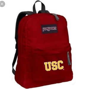 Red USC backpack